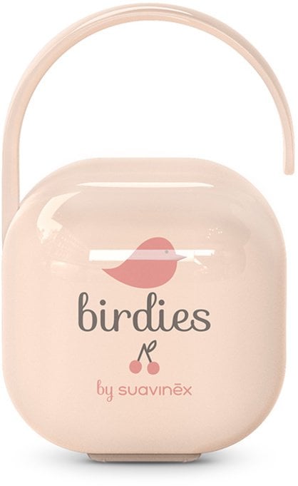 Suavinex 309134 Etui na smoczek różowe BIRDIES