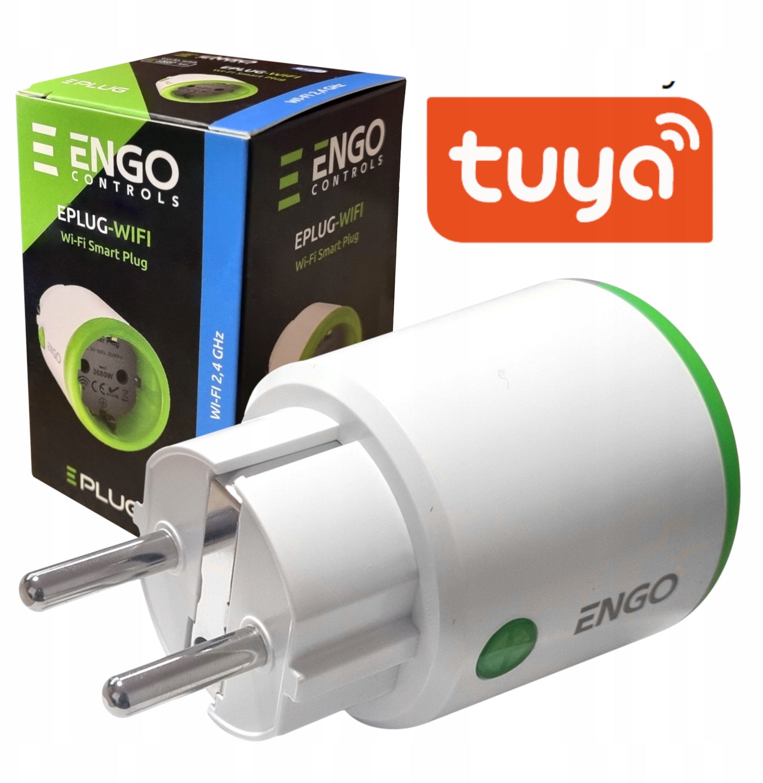 Engo EPLUG-WiFi - inteligentne gniazdko, Smart Plug Wi-Fi, 16A