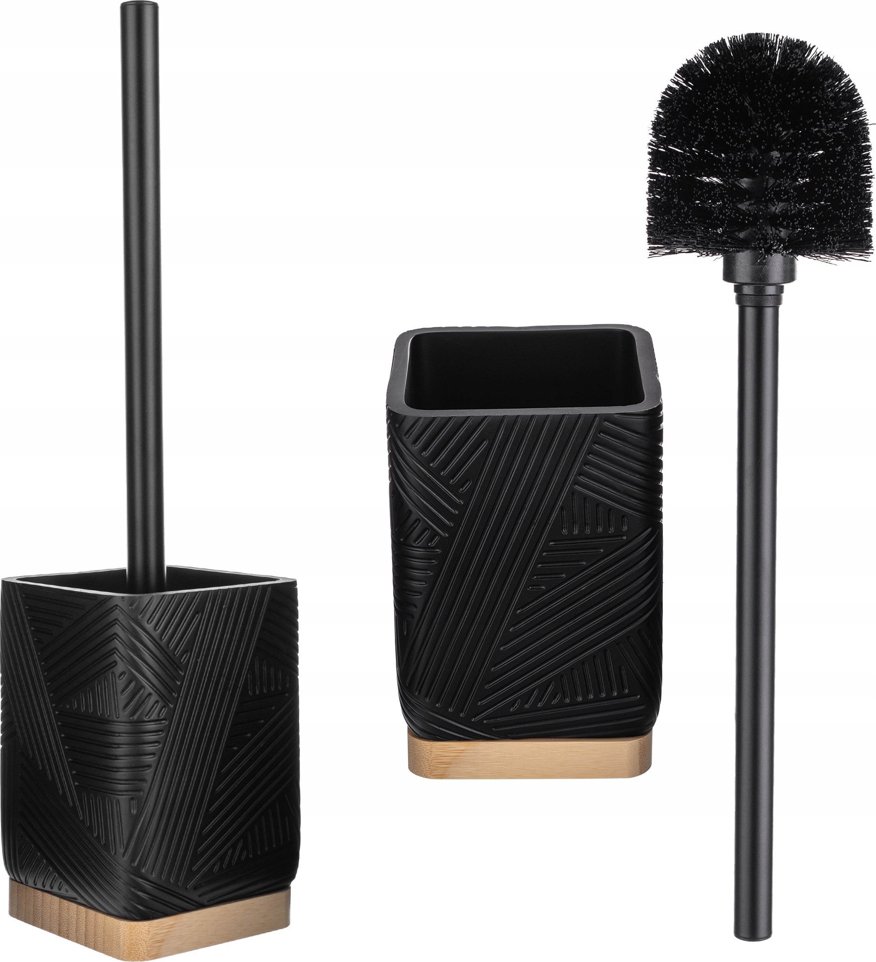 Kadax KADAX Szczotka WC kwadrat czarna