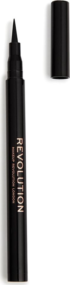 Makeup Revolution The Liner Revolution, Eyeliner w pisaku BLACK, 1ml