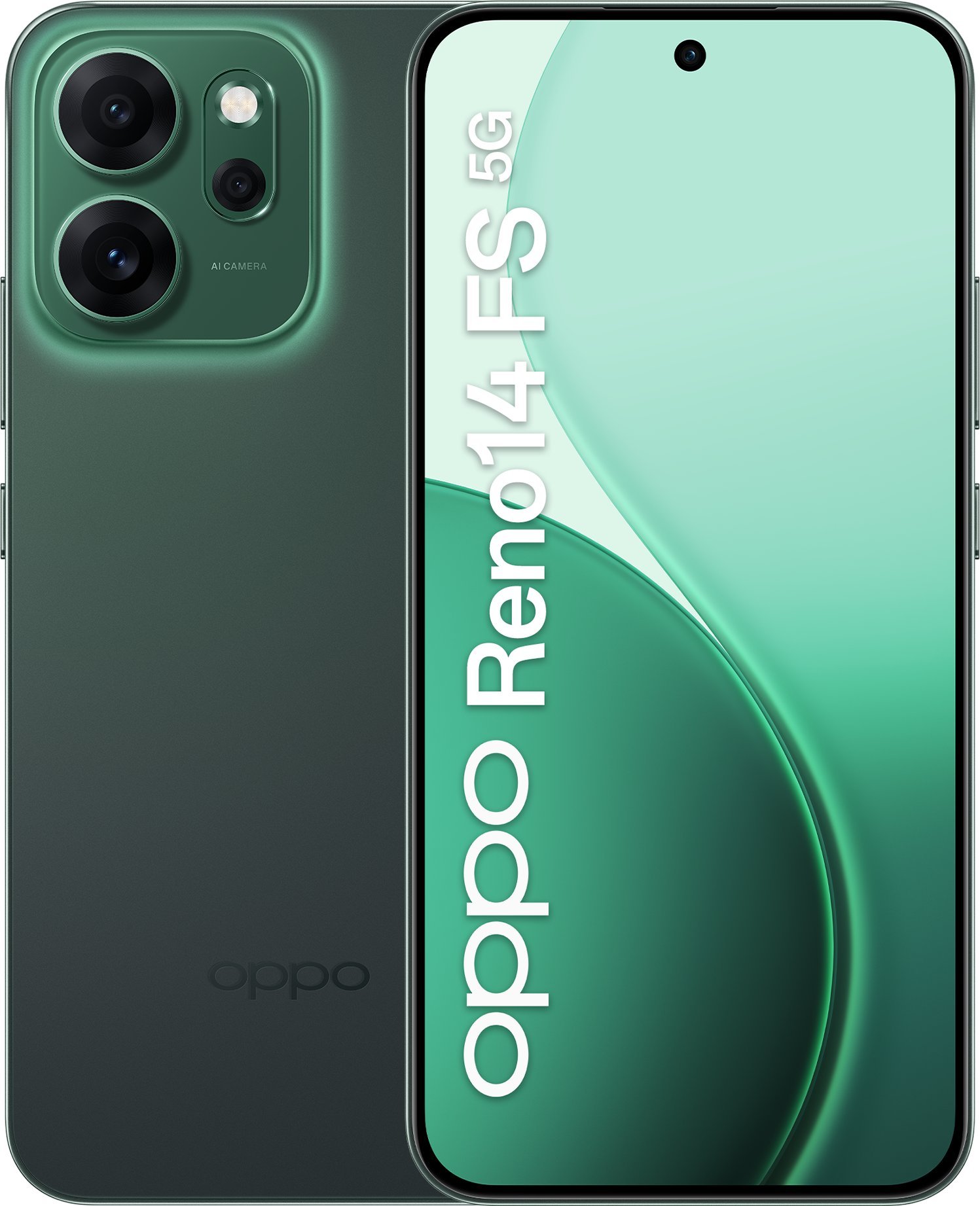Oppo Reno14 FS 5G Dual Sim 12GB RAM 512GB - Luminous Green