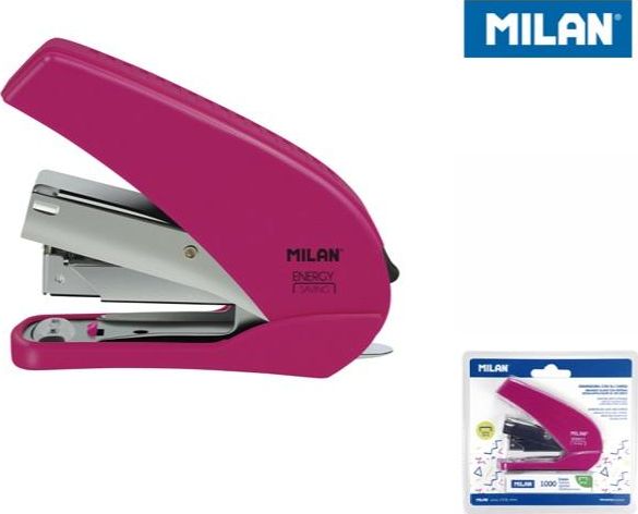 Zszywacz Milan Zszywacz 9cm Energy Saving róż MILAN