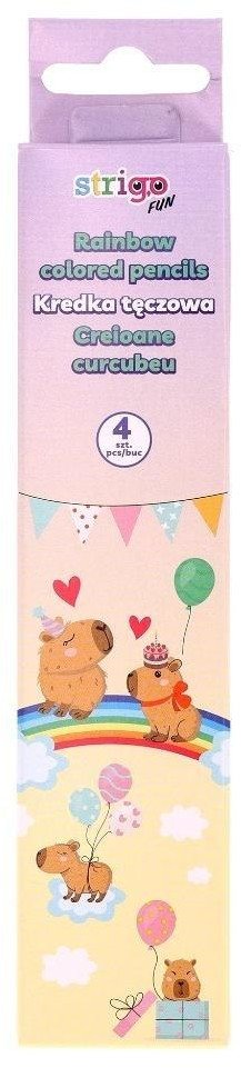 Kredka tęczowa Kapibara 4szt
