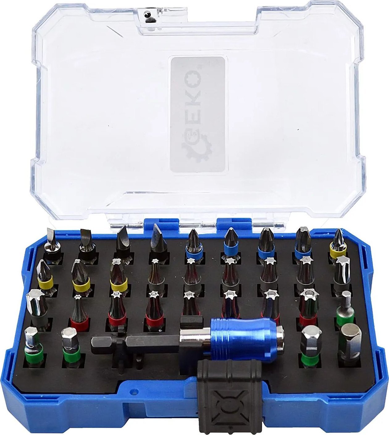 Geko Zestaw bitów z uchwytem magnetycznym 32el. (40)