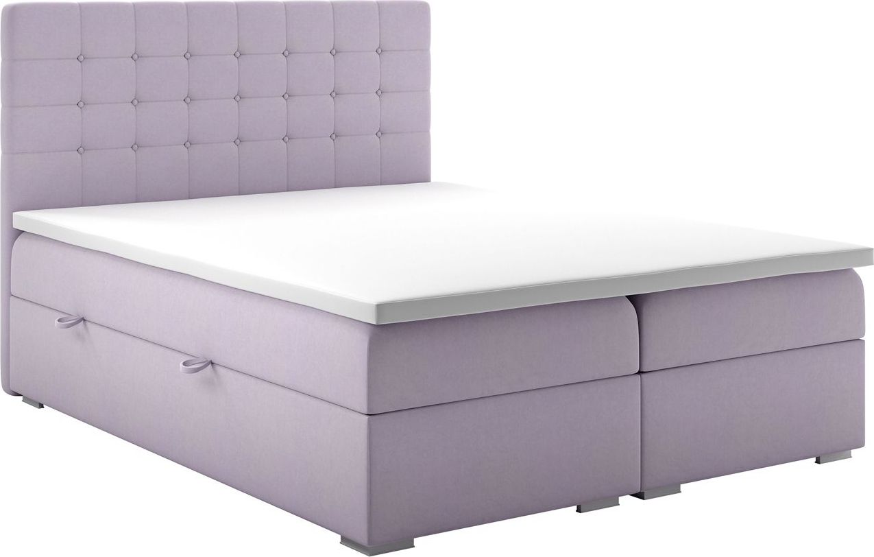 Elior Łóżko boxspring podwójne Lagos 180x200 - 58 kolorów