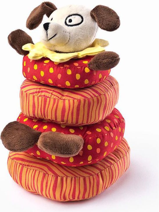 Caretero Piesek piramida - zabawka edukacyjna (23429)