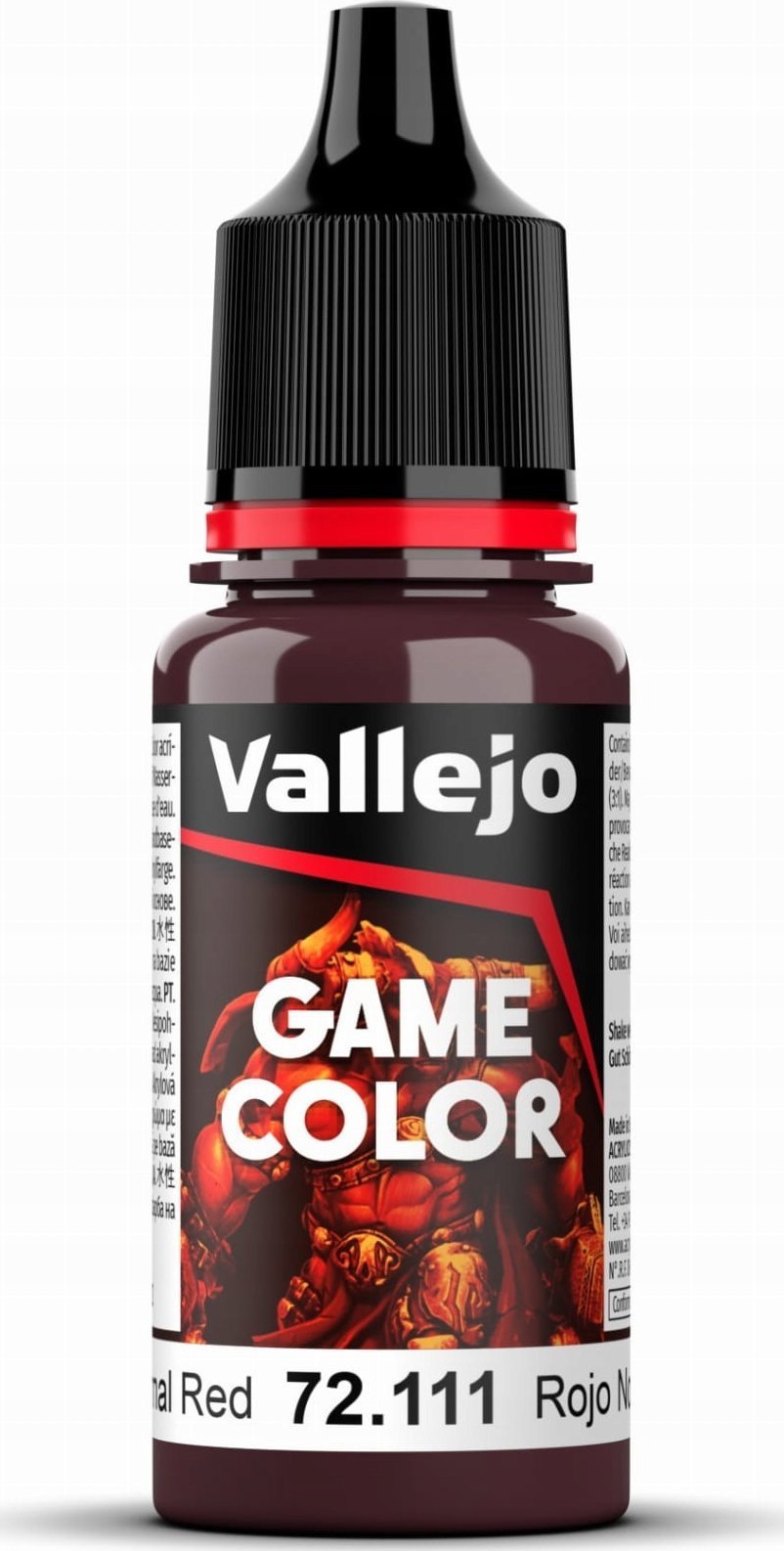 Vallejo Vallejo: 72.111 - Game Color - Nocturnal Red (18 ml)