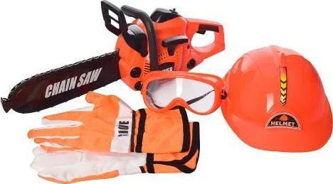 KIK Piła łańcuchowa motorowa+Kask Okulary Rękawice