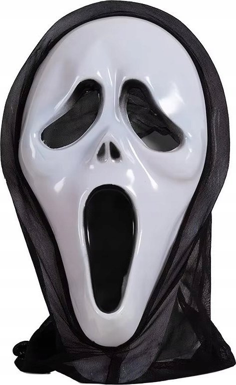 Korbi MASKA KRZYK NA HALLOWEEN PRZEBRANIE STRÓJ STRACH HORROR SCREAM HALLOWEEN