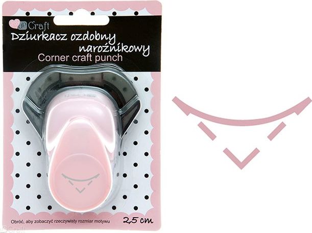 Dalprint Dziurkacz ozdobny narożnikowy DPCRAFT 2,5 cm - Zaokrąglacz Dalprint