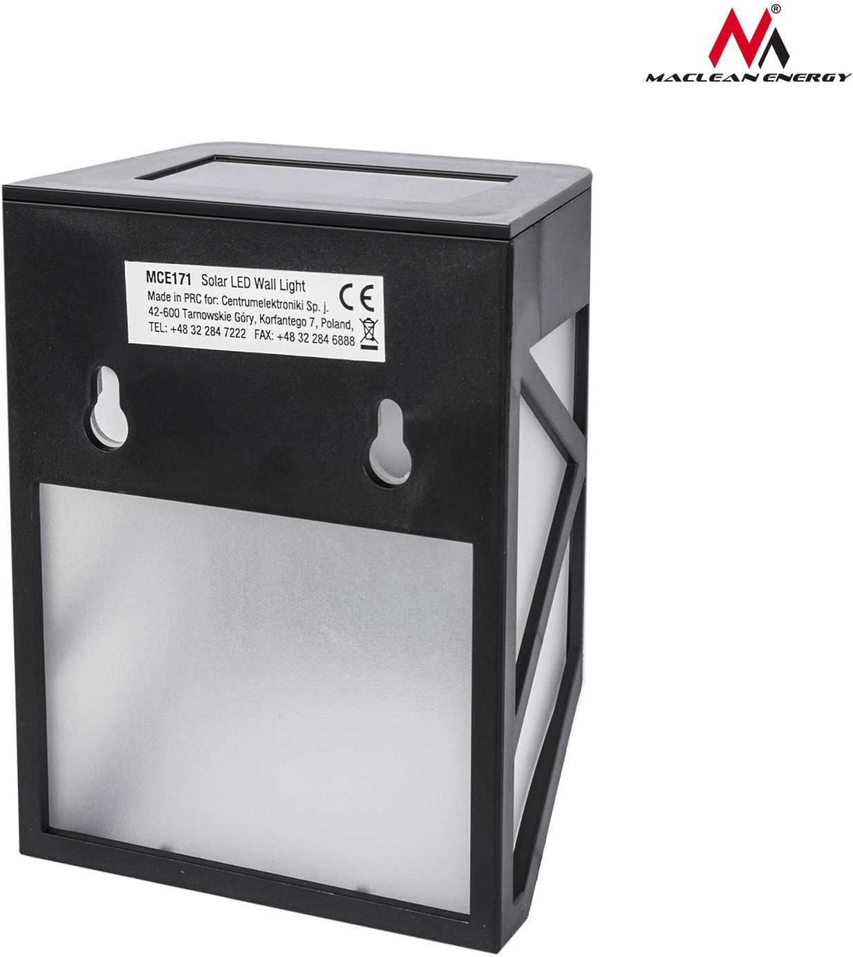 Kinkiet Maclean Lampa solarna ogrodowa LED Maclean Energy MCE171 - 2szt (47823)