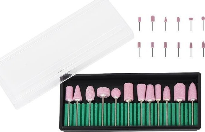 Beautylushh Frezy do frezarki - 12 szt Beautylushh