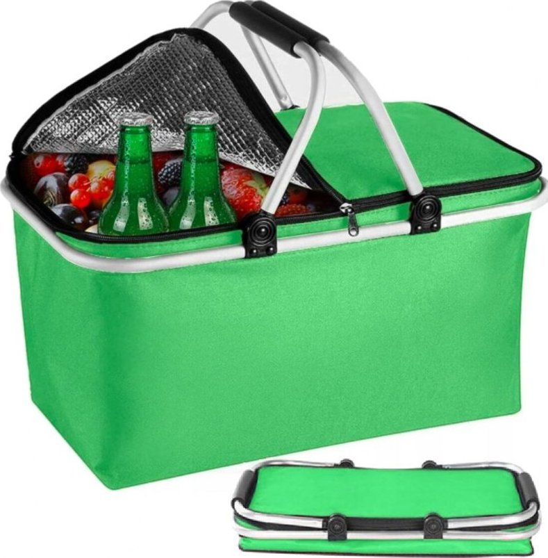 PrzydaSie Kosz Koszyk Piknikowy Składany Termiczny Na Zakupy