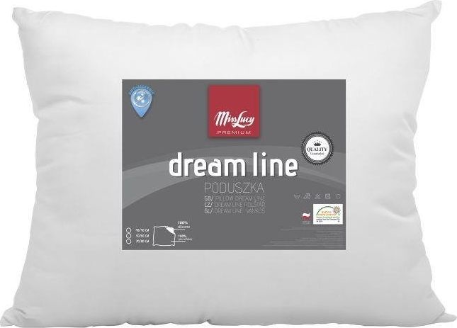 Miss Lucy Poduszka Miss Lucy Dream Line biała silikon 70 x 80 cm
