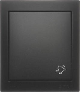 Kontakt-Simon Simon Aquaclick Przycisk dzwonek, 10 AX, 250 V czarny ACD1/49