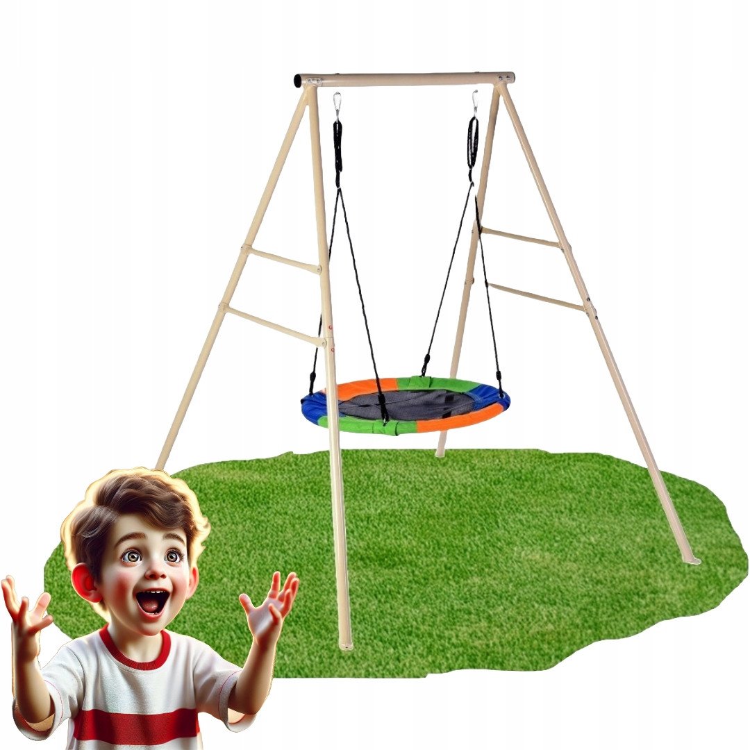 Huśtawka Bocianie Gniazdo Ogrodowa Ze Stelażem Halo-Fit Fly