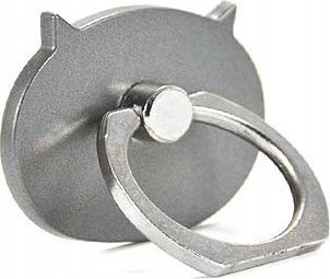 Vega UCHWYT TELEFONU STOJAK GRUBY KOT SZARY UNIWERSALNY VEGA NA RĘKĘ RING HOLDER>