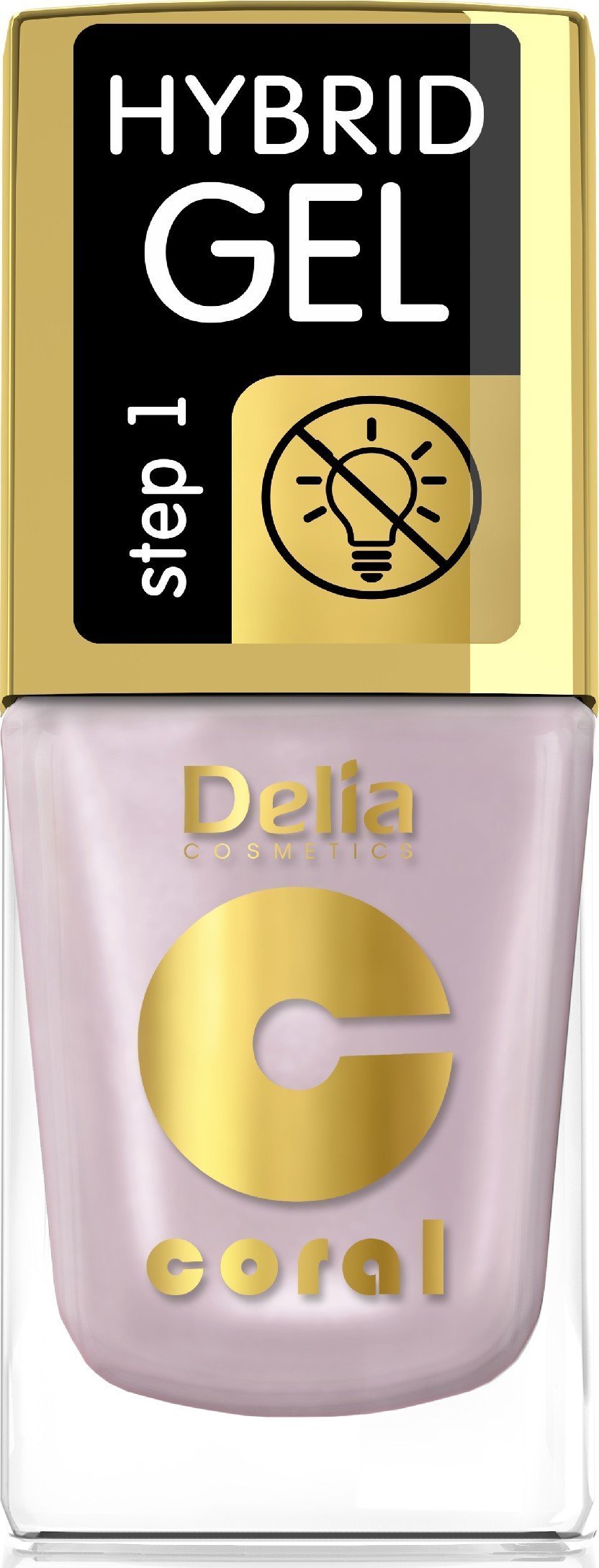 Delia Delia Cosmetics Coral Hybrid Gel Emalia do paznokci nr 66 11ml