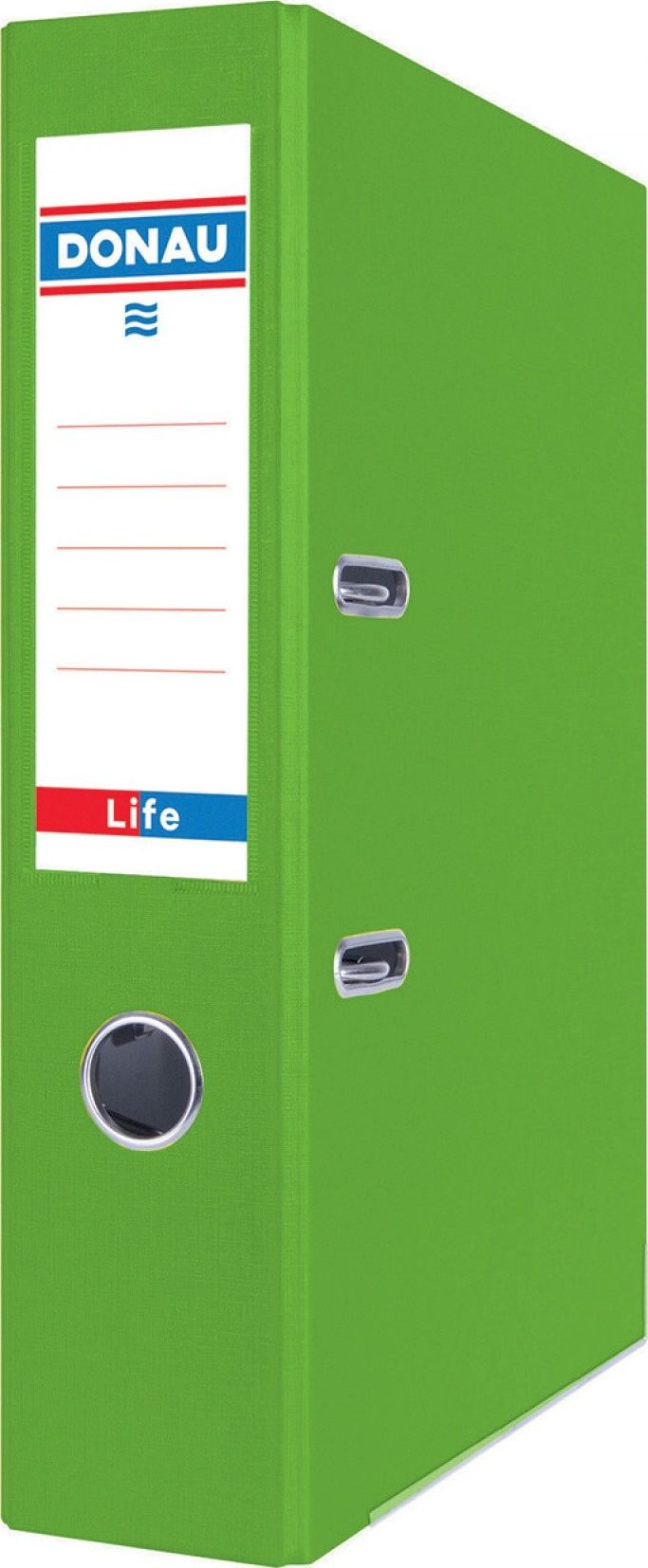 Segregator Donau 2-ringowy A4 75mm zielony (3969001PL-06)