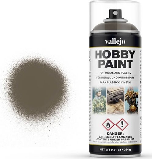 Vallejo Farba Modelarska AFV Color US Olive Drab Vallejo Spray uniwersalny