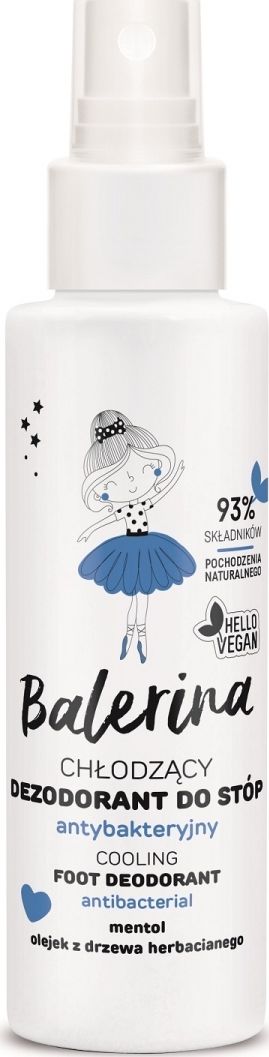 Floslek Floslek Balerina Chłodzący Dezodorant do stóp - antybakteryjny 100ml