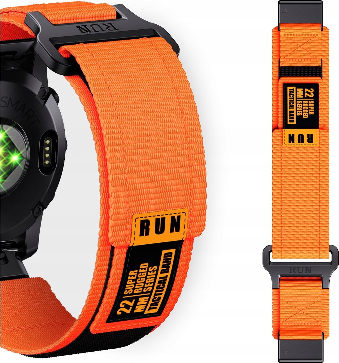 PASEK NYLONOWY DO GARMIN FENIX 5 6 7 8 E PRO SOLAR INSTINCT EPIX QUCIKFIT