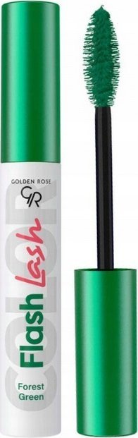Golden Rose Flash Lash Kolorowy tusz do rzęs 9ml Zieleń (02)
