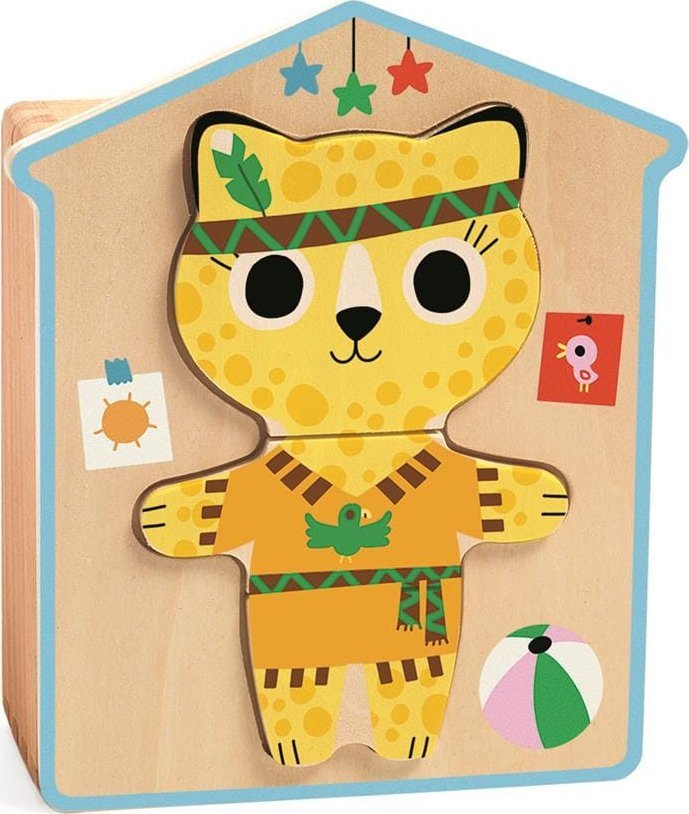 Djeco Djeco Medinė dėlionė - Kačiukai