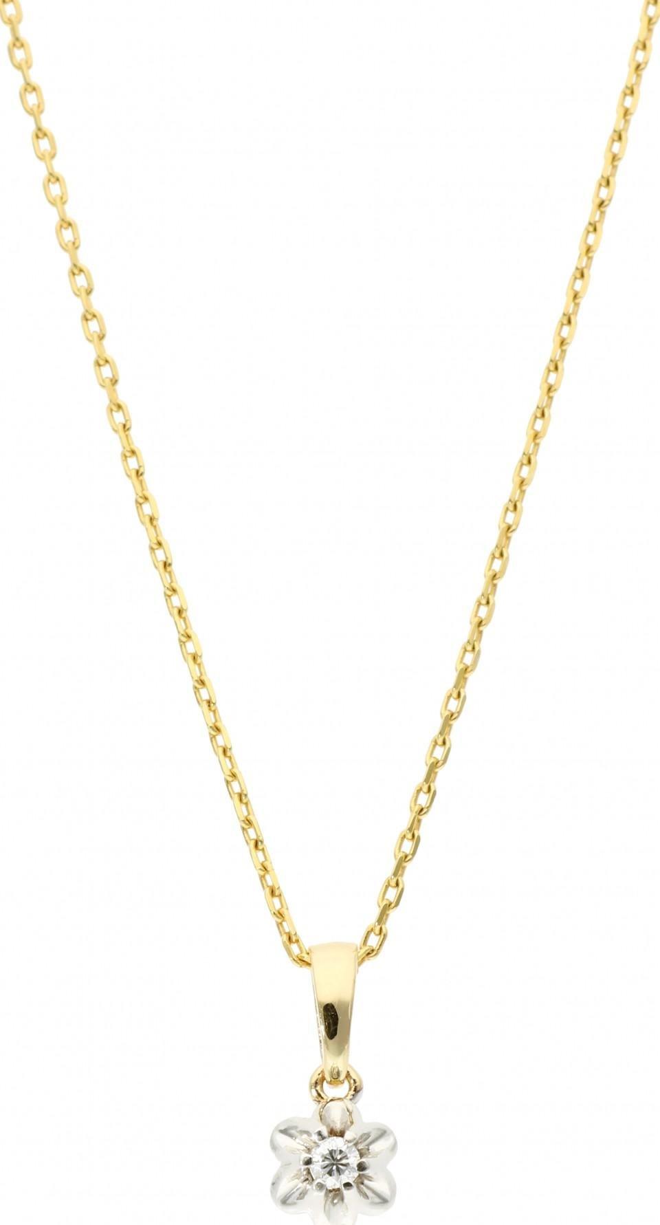 Rosanto Złota zawieszka z brylantem 585 14k