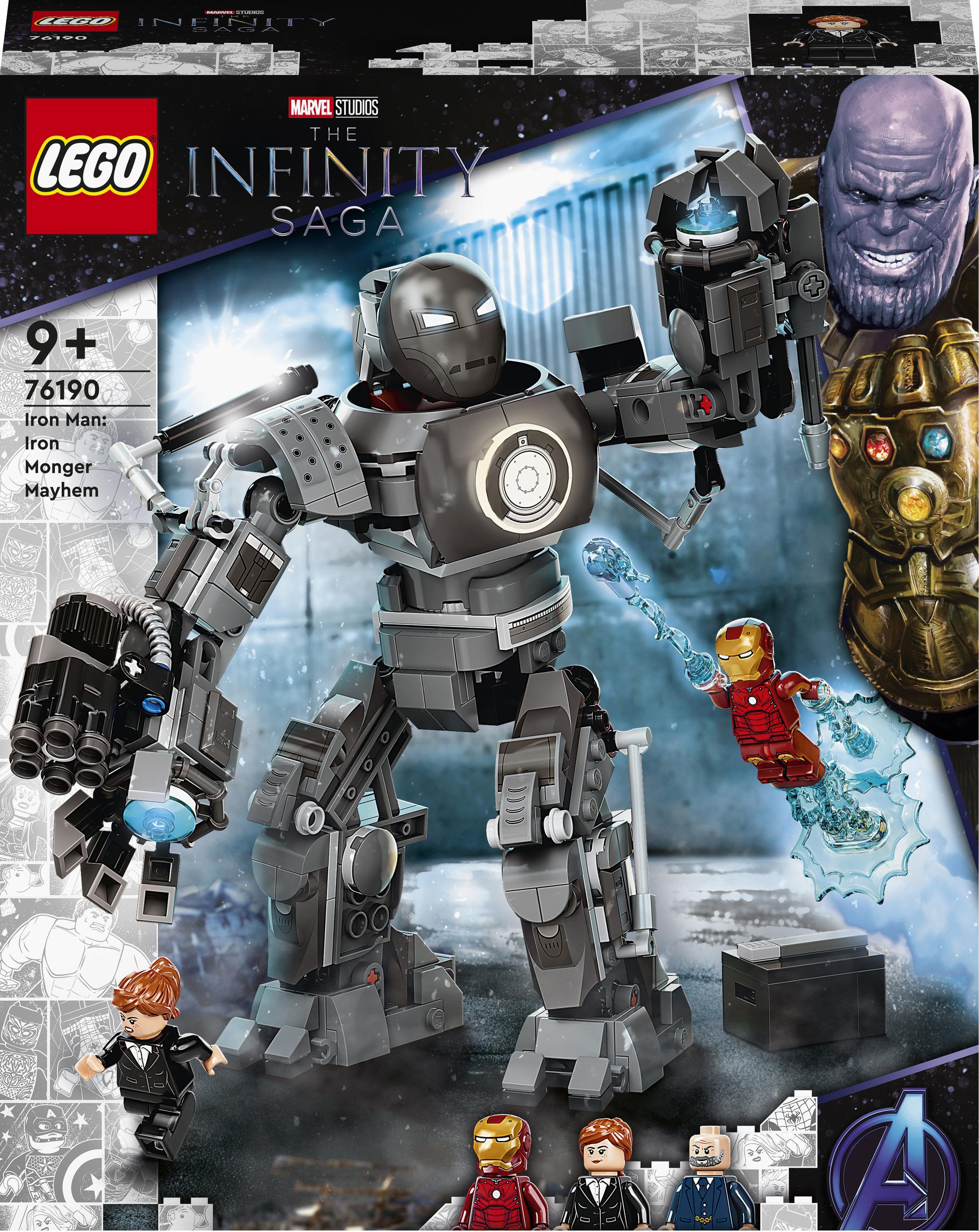 LEGO Marvel Iron Man: zadyma z Iron Mongerem (76190)