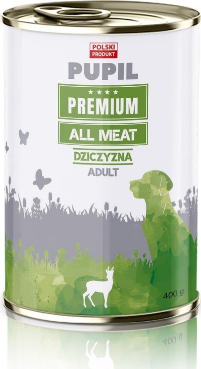 Pupil Premium Karma mokra dla psa PUPIL Premium All Meat ADULT dziczyzna 400 g