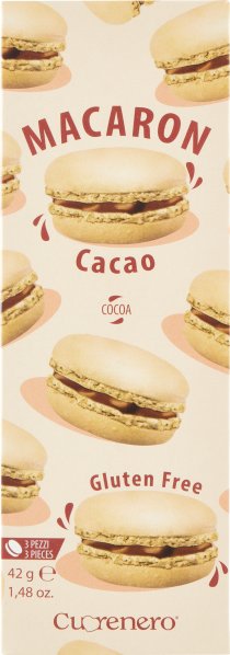 Makaroniki kakaowe ciasteczka 42g - Cuoronero
