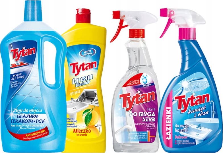 Tytan Tytan ZESTAW DO SPRZĄTANIA ŁAZIENKI MLECZKO SPRAY