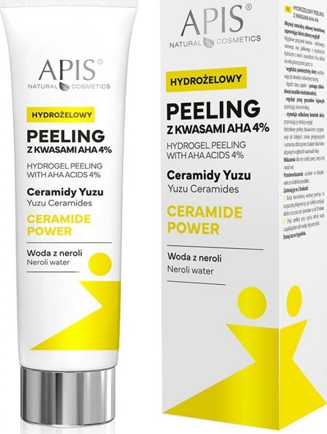 Apis APIS CERAMIDE POWER HYDROŻELOWY PEELING Z KWASAMI AHA 4% 100 ML