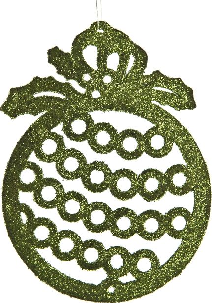 Witek Home 12x Ozdoba świąteczna bombka zielona