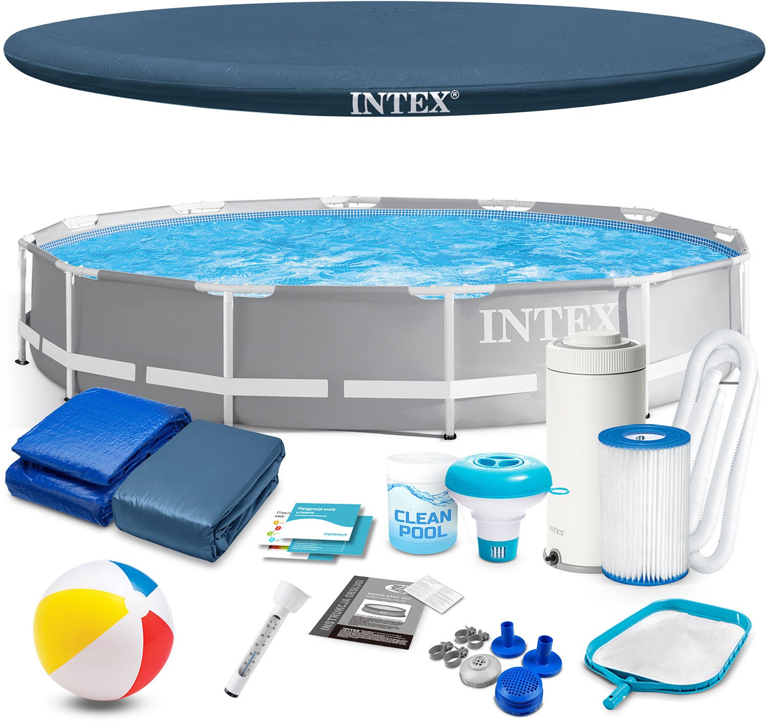 Intex Basen stelażowy Prism Frame 366cm 16w1 (26712)