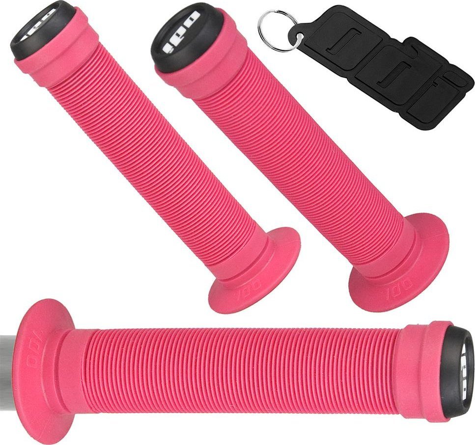 Chwyty ODI BMX Longneck ST, różowe, 143 mm