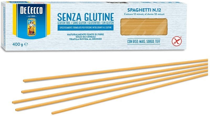 Makaron Senza Glutine spaghetti n12 400g - De Cecco