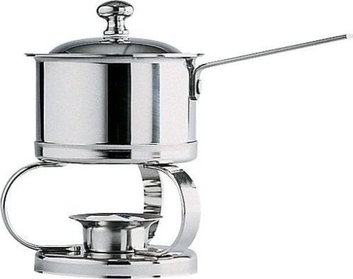 Hurtel Zestaw do utrzymywania temperatury sosów, stal nierdzewna, 0,5 l, wys. 17 cm, śred. 10 cm CRISTAL / Spring