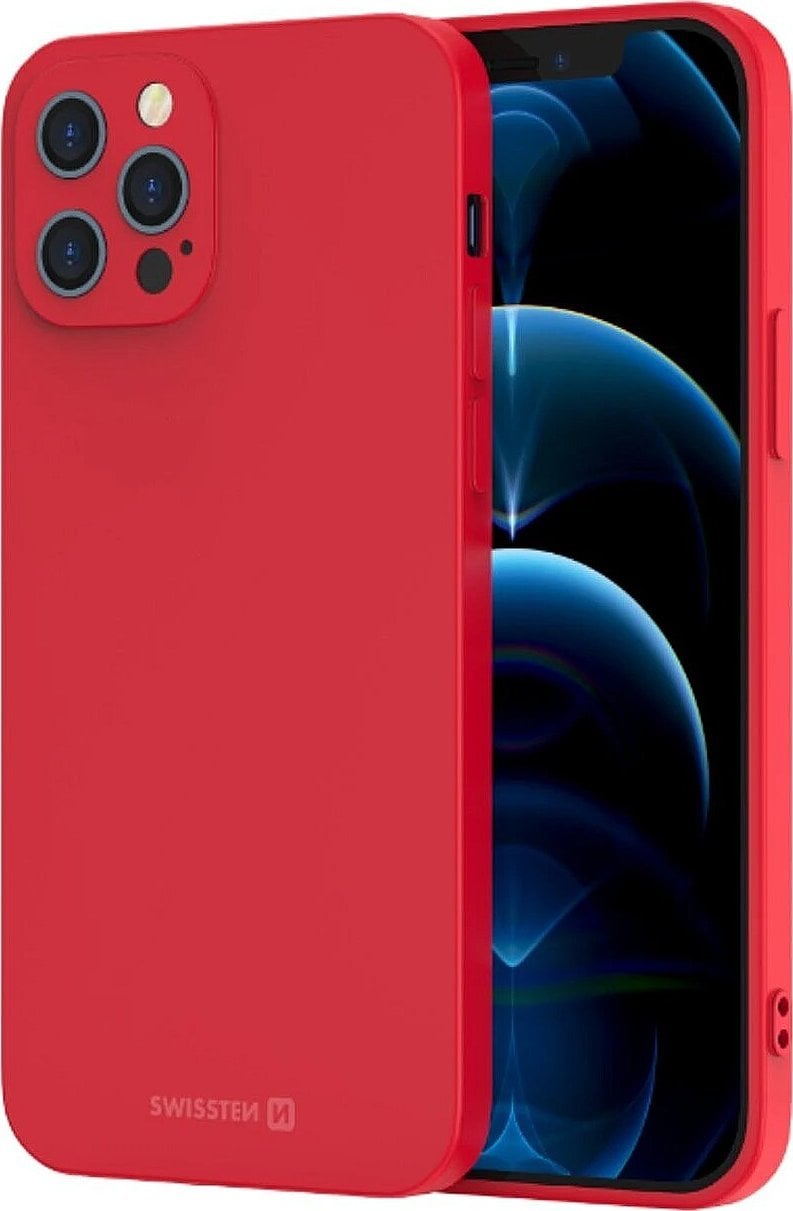Swissten Soft Joy Case for iPhone 14 Plus - Red