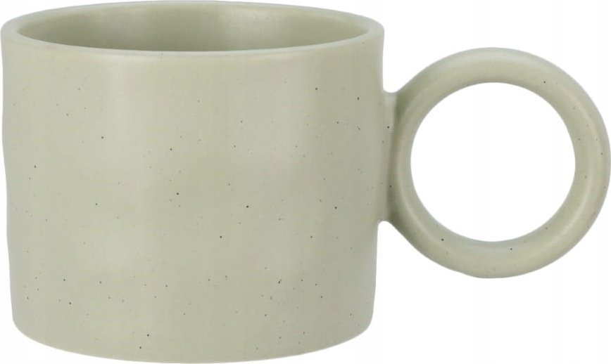 Kubek porcelanowy z uchem 370ml dekoracyjny nakrapiany