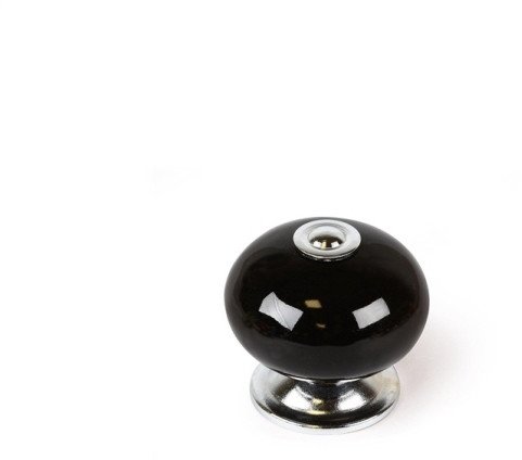 FURNITURE KNOB D40 7-E517.03 BLACK
