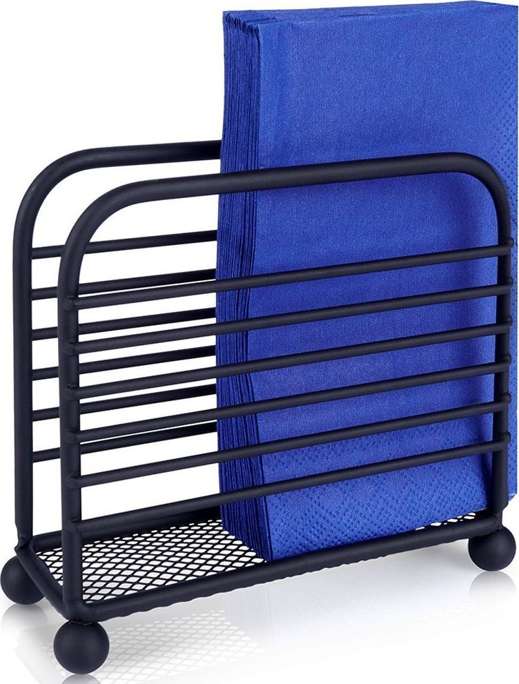 Vilde SERWETNIK METALOWY STOJAK NA SERWETKI CZARNY LOFT 139317