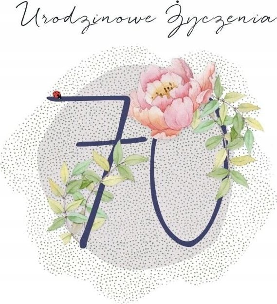 Clear Creation Karnet Swarovski kwadrat CL4570_PO Urodziny 70