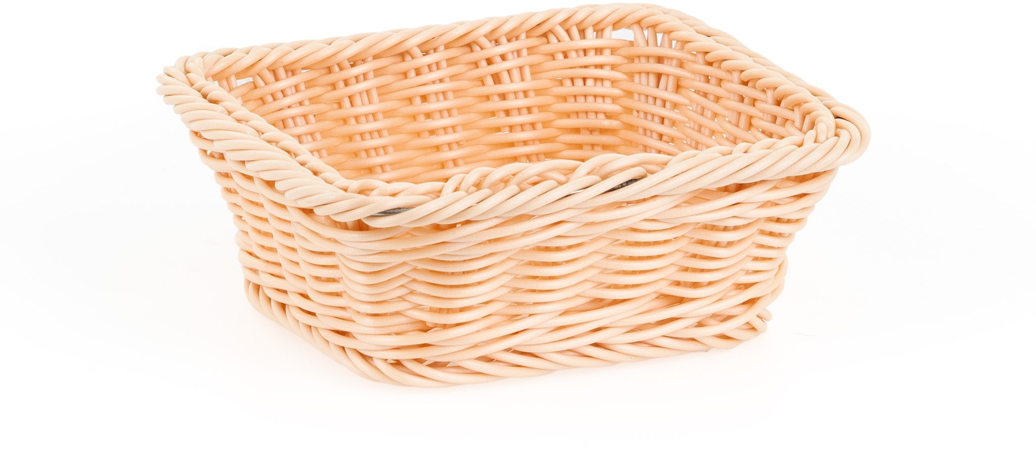 Koszyk prostokątny z polirattanu GN 1/6 176x162x65 mm, beżowy | TECHNICA, Gold Line