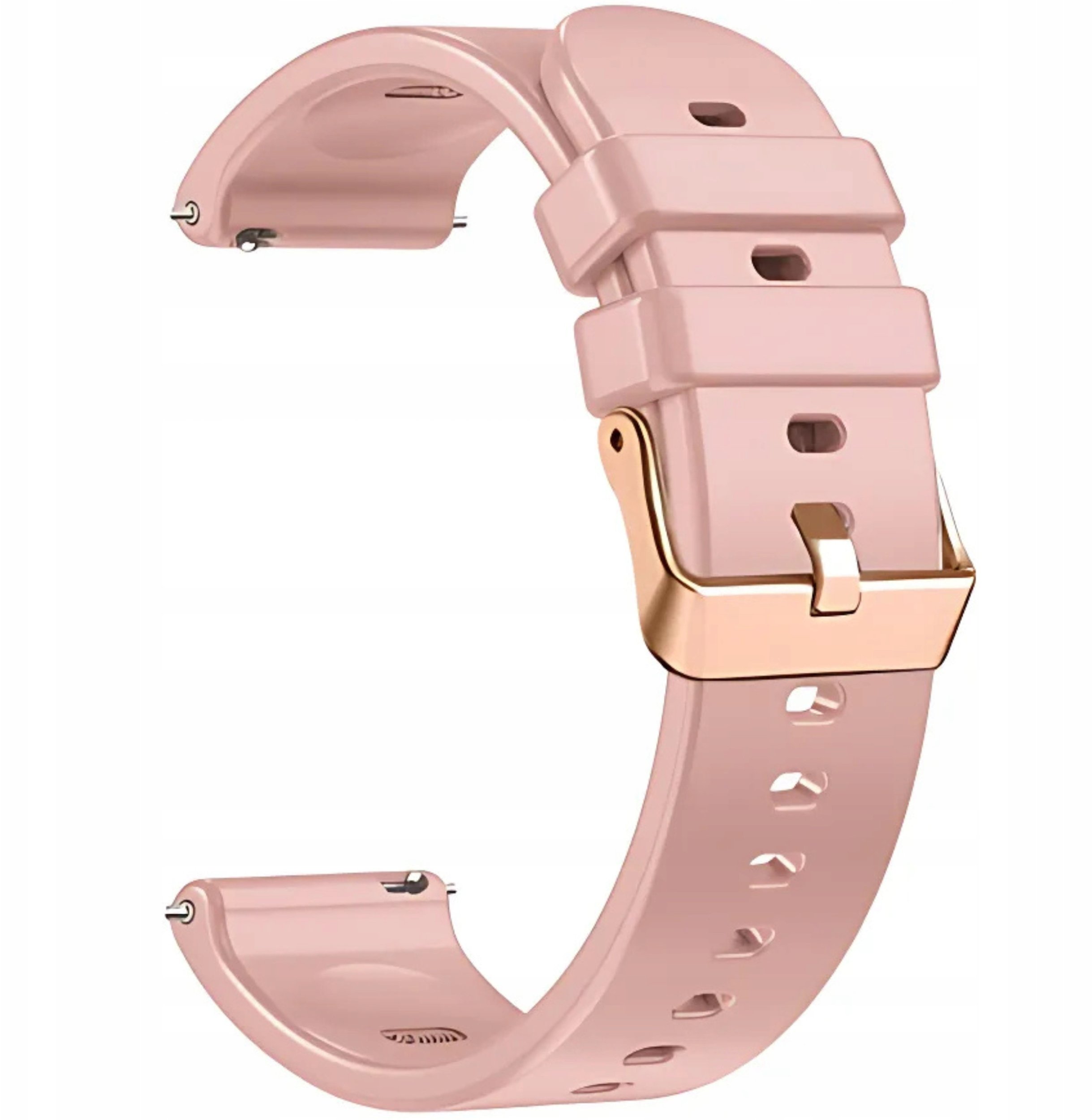 PASEK SILIKONOWY DO SMARTWATCHA ZEGARKA RÓŻOWY 20 MM UNIWERSLANY