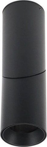 Lampa sufitowa V-TAC Oprawa V-TAC Aluminiowa GU10 Okrągła Natynkowa Tuba Czarna VT-804 3 Lata Gwarancji