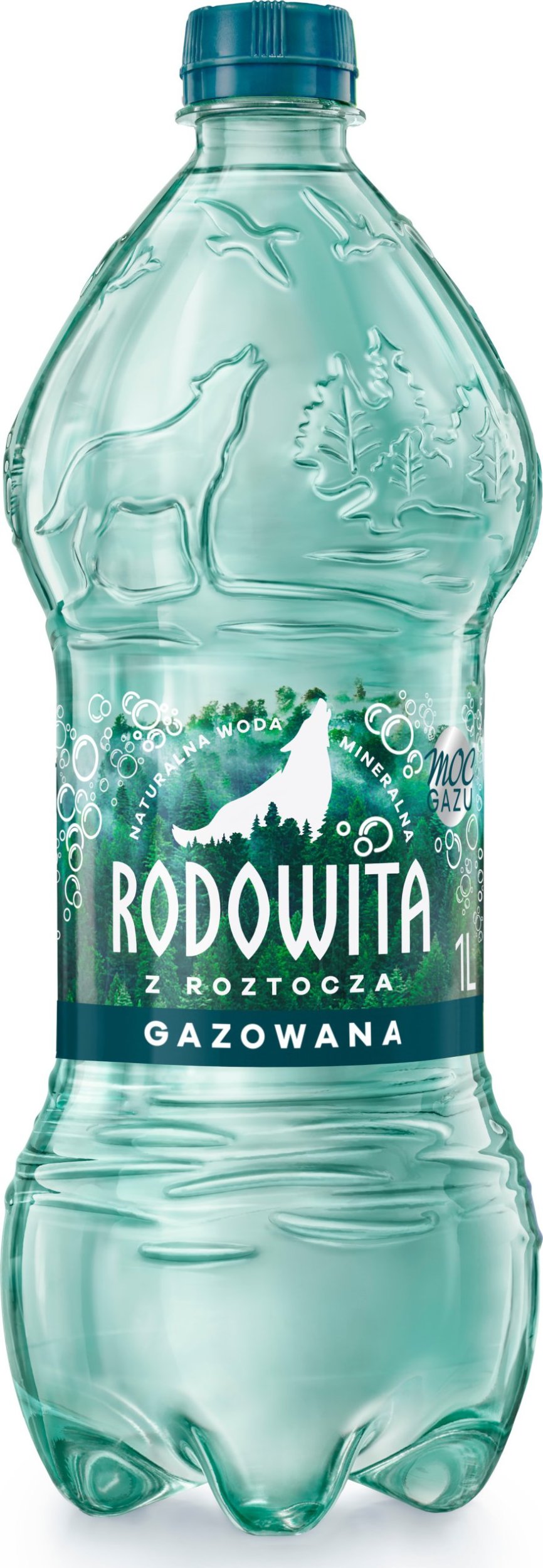 Woda Rodowita z Roztocza Woda mineralna RODOWITA z Roztocza gazowana 1 l