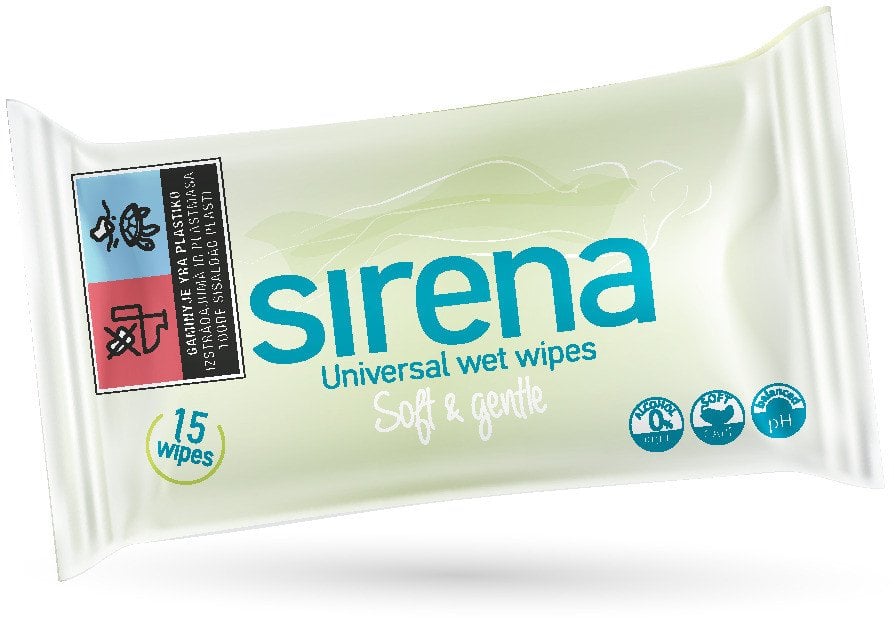 SIRENA UNIVERSAL 15 VNT /DRĖG SERVETĖLĖS