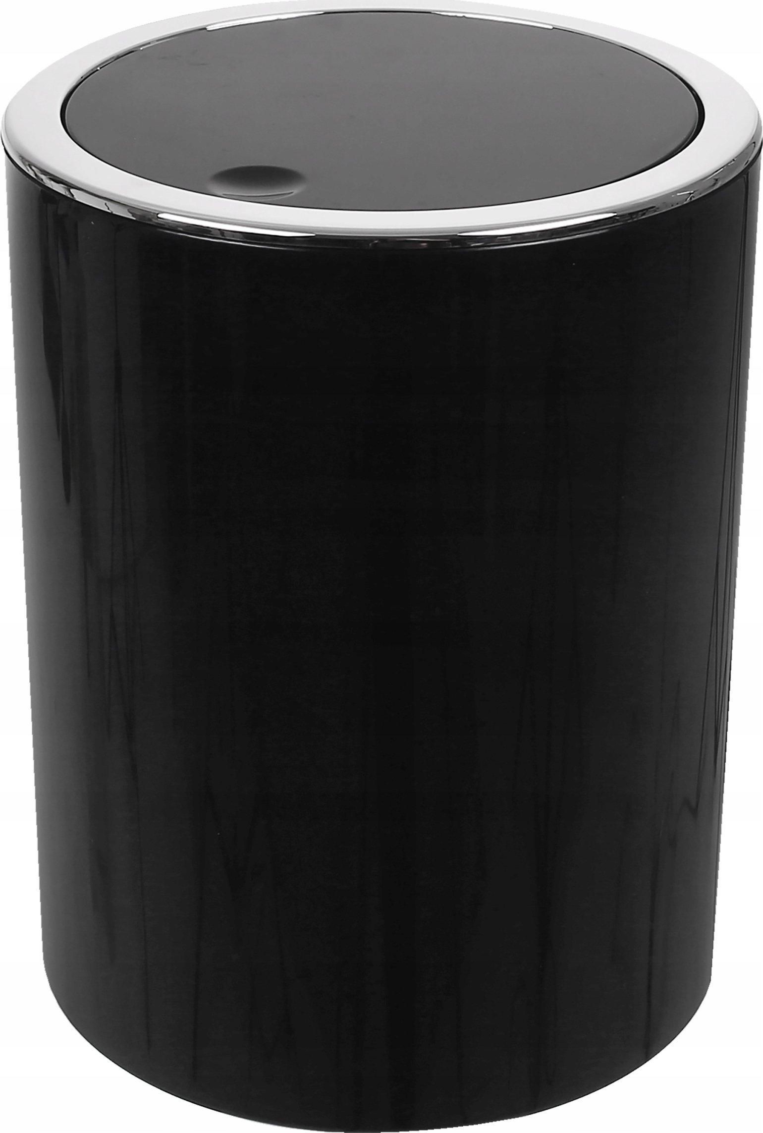 Sepio Kosz na śmieci 5l Nico Black z odchylaną pokrywą elegancki odporny stylowy